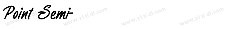 Point Semi字体转换